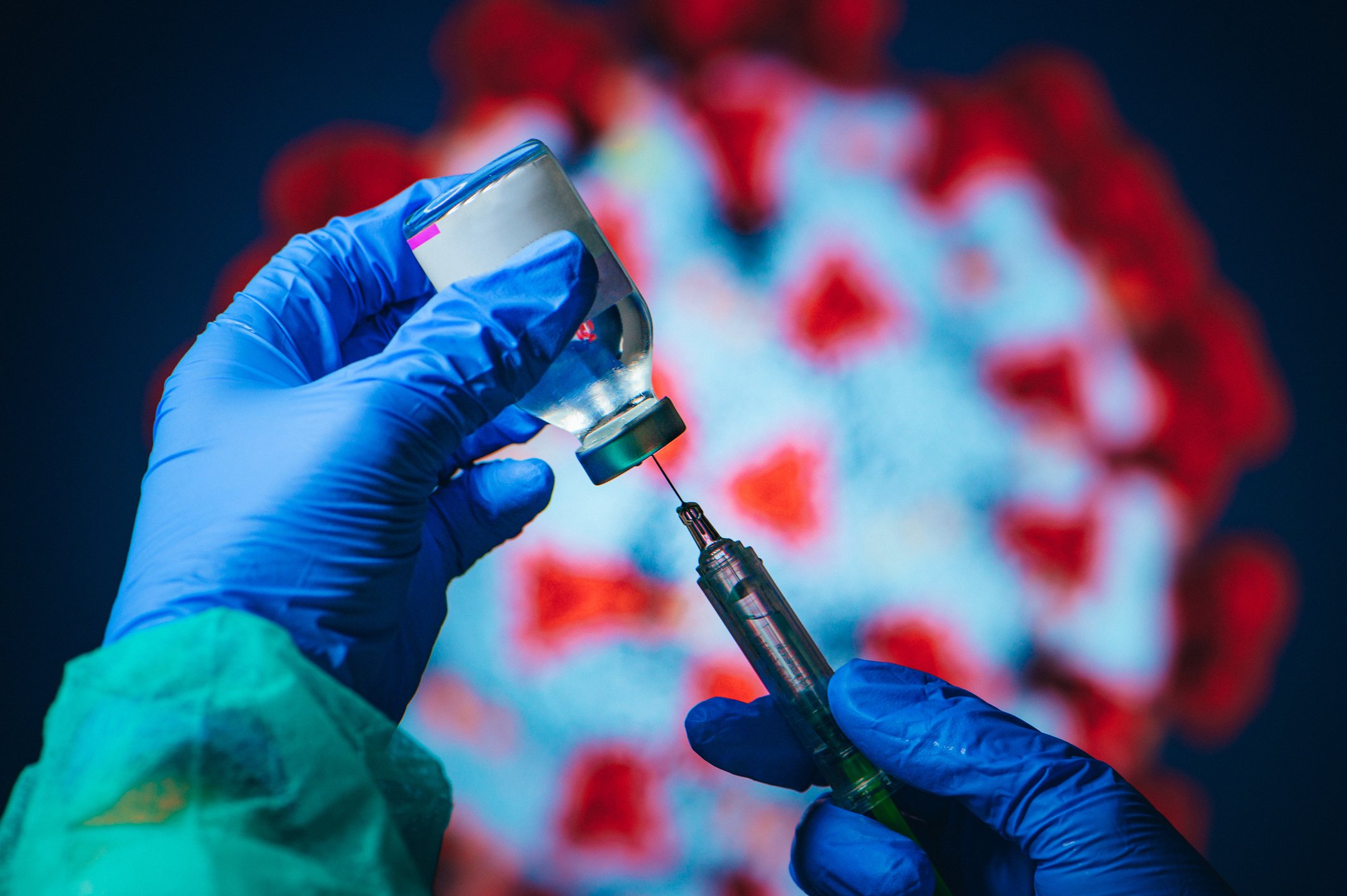 COVID-19 vaccine injection